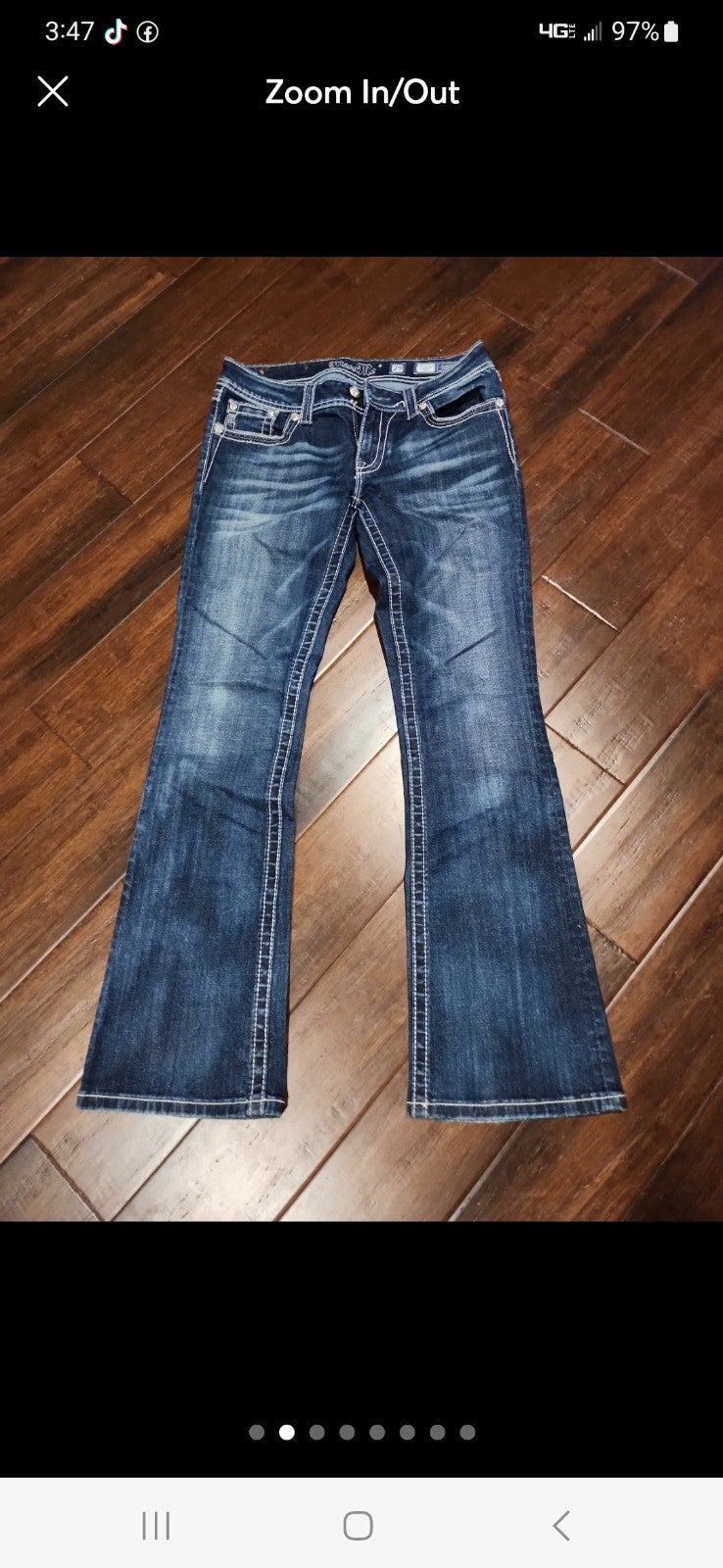 Miss Me amidrise Bootcut Jeans 29x32