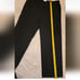 NWT Calvin Klein mens navy blue striped slim fit dress pants 36x30 dressy office