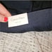 NWT Calvin Klein mens navy blue striped slim fit dress pants 36x30 dressy office