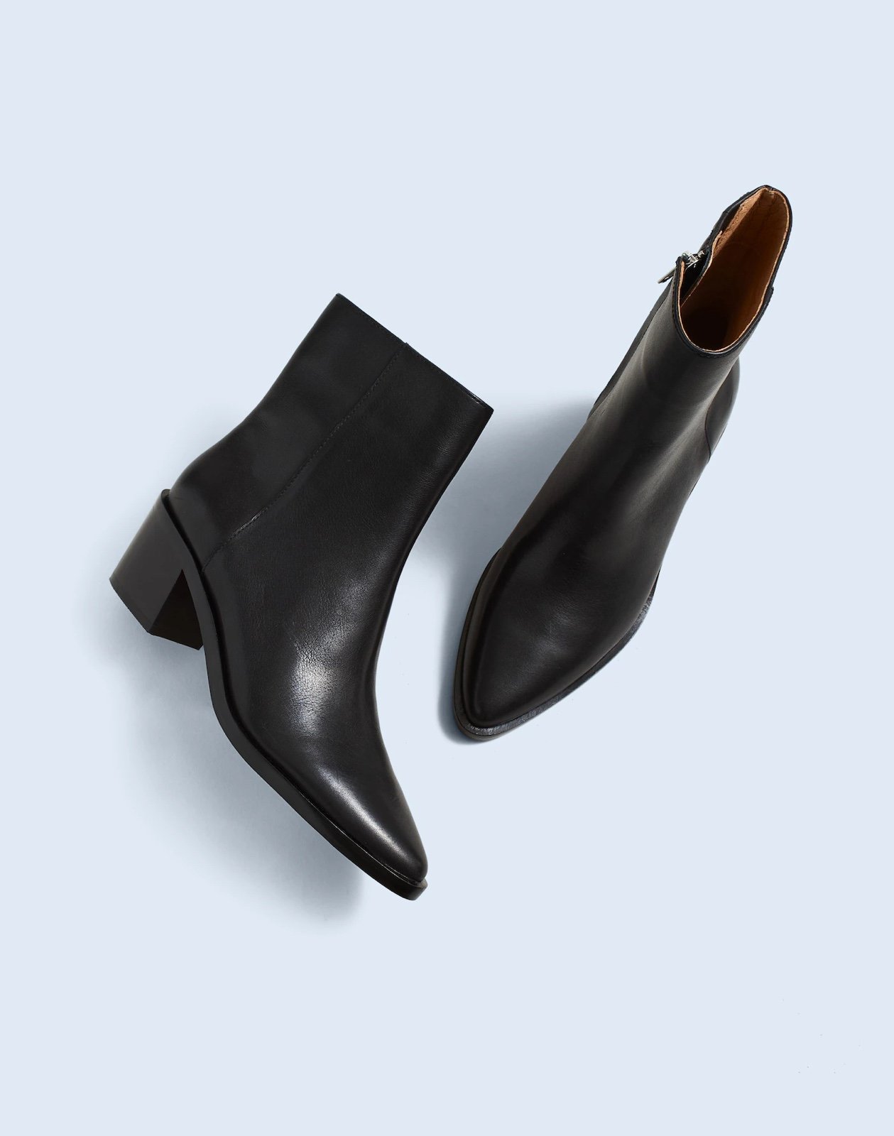 Madewell The Darcy Leather Ankle Boot - Size 9