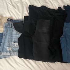 Pregnancy jeans and shorts and leggings