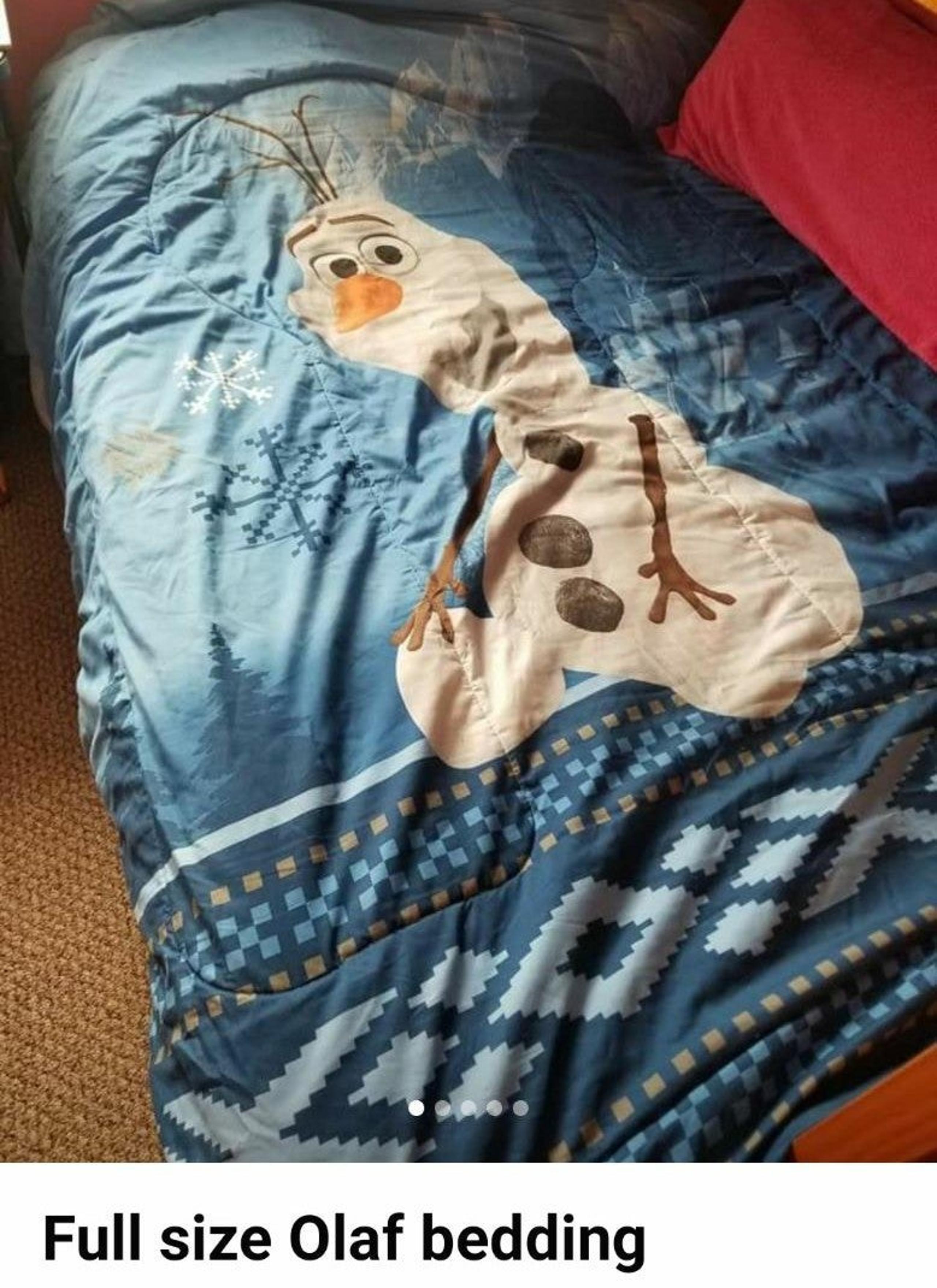 Disney frozen Olaf full size bedding set