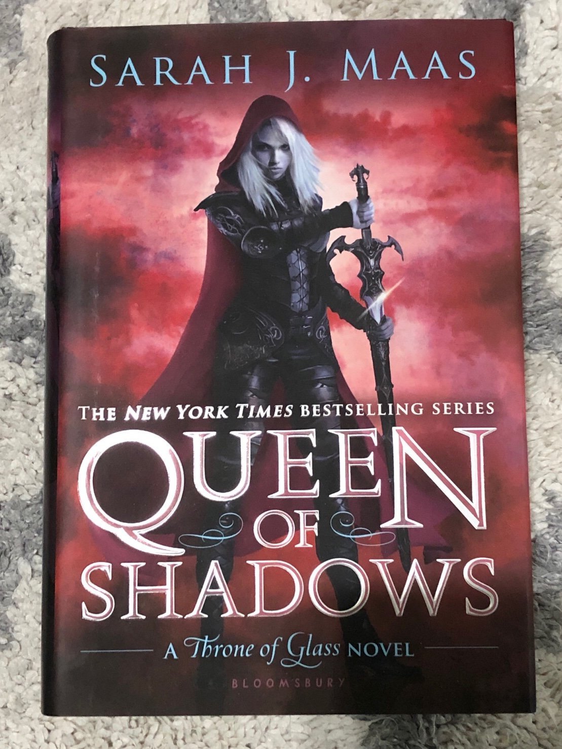 RARE SIGNED OOP Queen of Shadows Sarah J. Maas Out of print cover TOG series