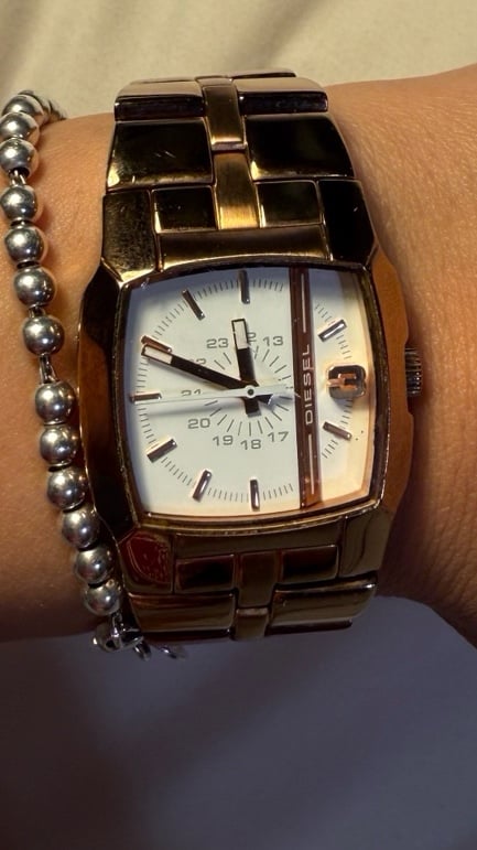 Women Diesel rose gold watch