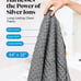 Sutera Silverthread Cotton Bath Towel - Gray (ST-SB518401-01)