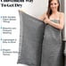 Sutera Silverthread Cotton Bath Towel - Gray (ST-SB518401-01)