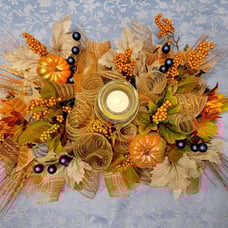 Fall Thanksgiving 21 inch Table Mantle Entry way Holiday Centerpiece Active
