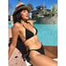 Lubyswim Teresa Handmade Brazilian Black Swimsuit Set