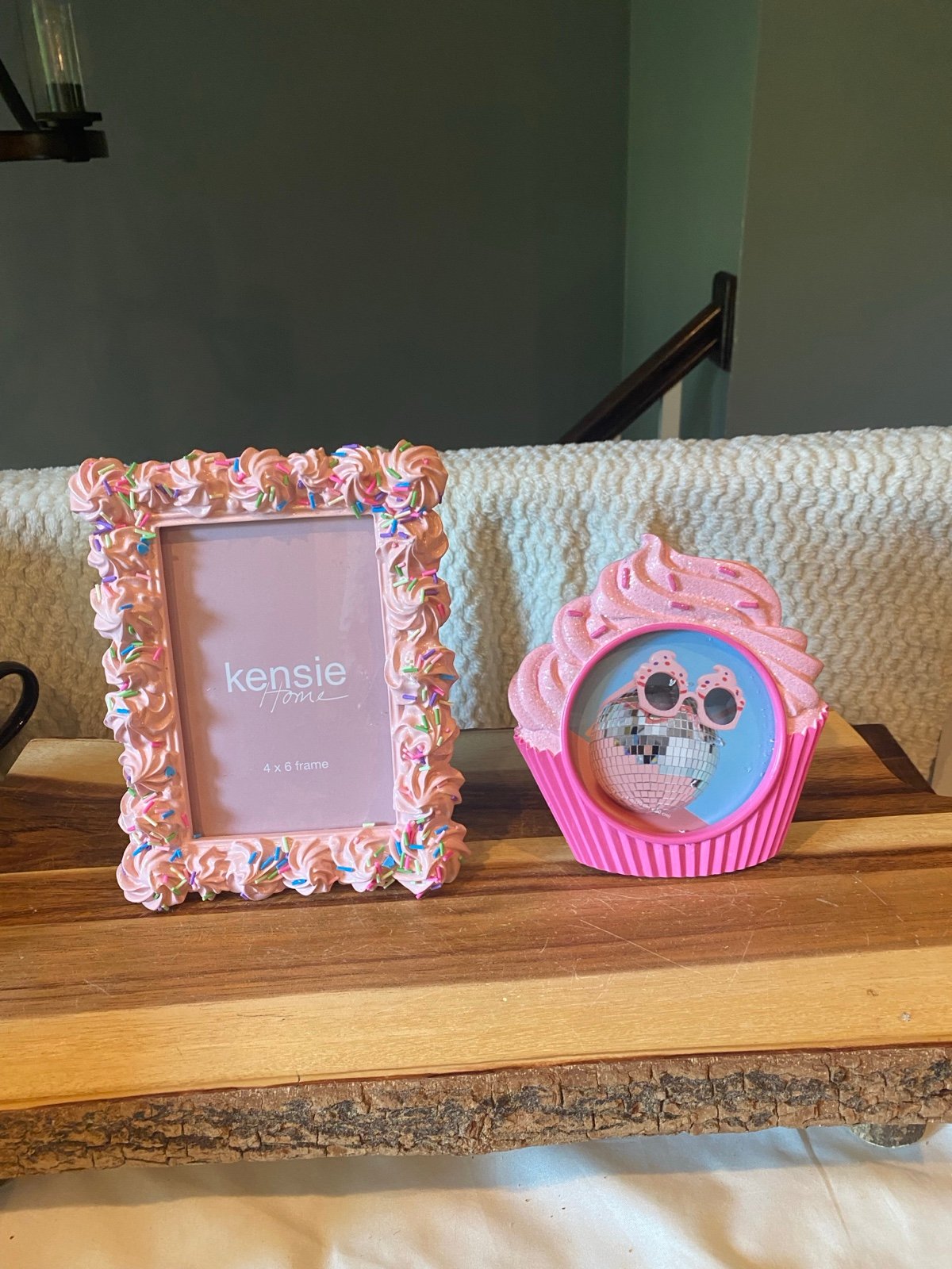 2 Deliciously sweet frames Cupcake and Frosting and Sprinkles