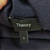 Theory Navy Blue Turtleneck Merino Wool Blend Sweater -Small