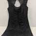 Women's Elegant Lace Sheer Black Cache Midi Dress Cocktail Wedding Size 18