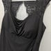Women's Elegant Lace Sheer Black Cache Midi Dress Cocktail Wedding Size 18