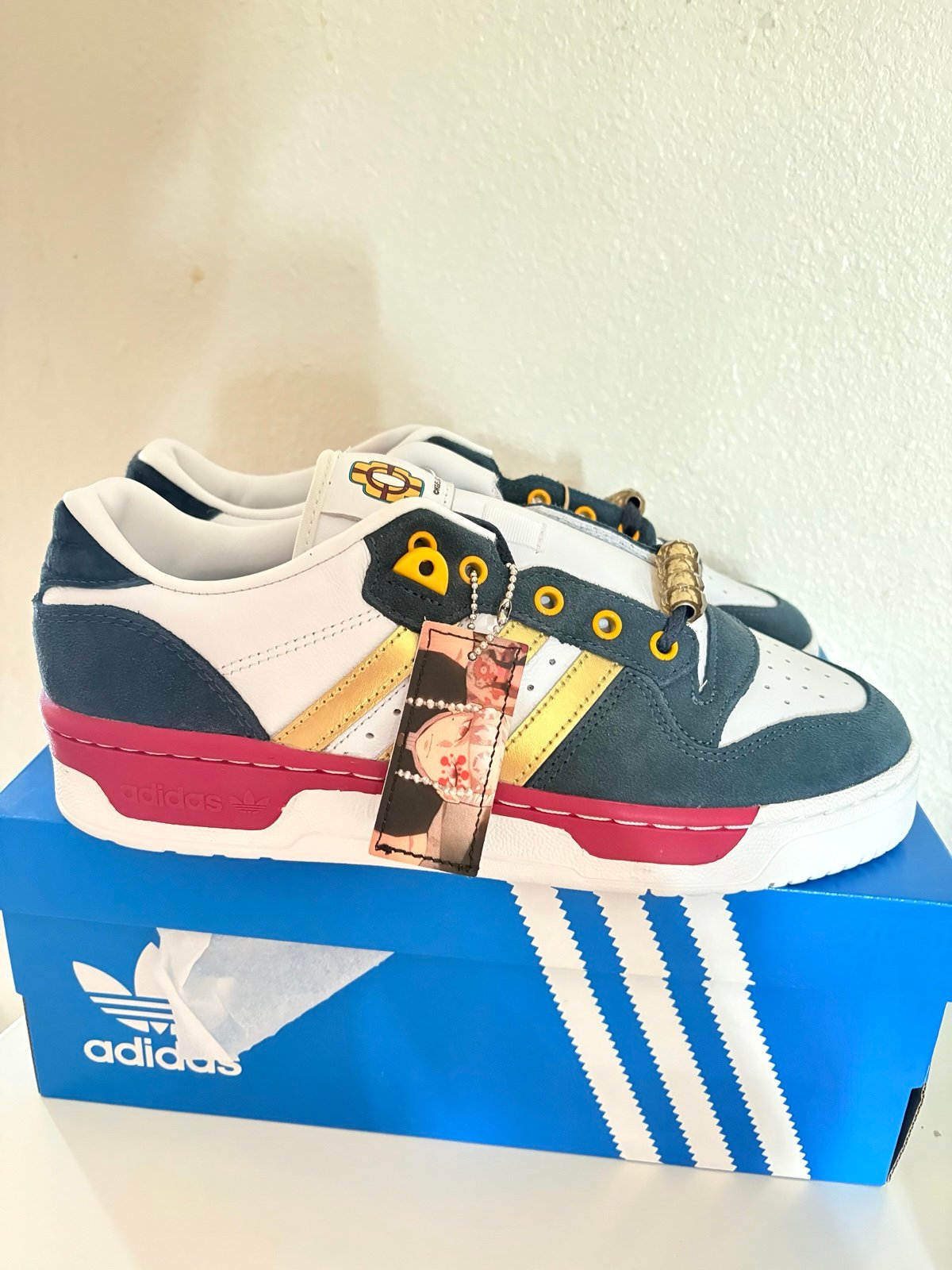 Adidas demon slayer rivalry low demon slayer uzui men shoes size 8
