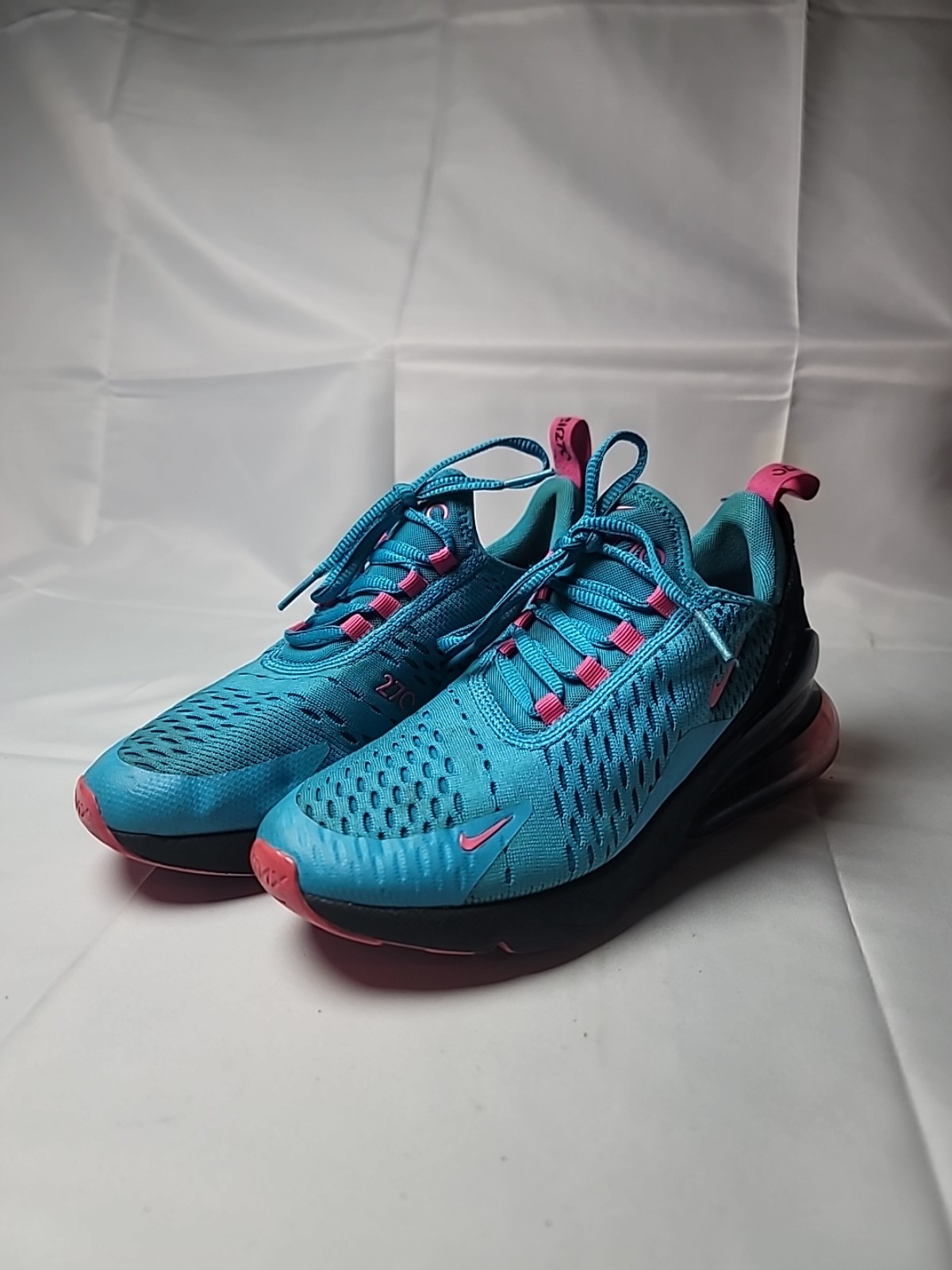 Nike Air Max 270 GS South Beach Blue Fuchsia - Kids 4y / Women 5.5 - BV6376-400