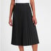 Athleta Hayes Accordian Pleated Black Midi Skirt