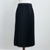 Athleta Hayes Accordian Pleated Black Midi Skirt