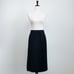 Athleta Hayes Accordian Pleated Black Midi Skirt