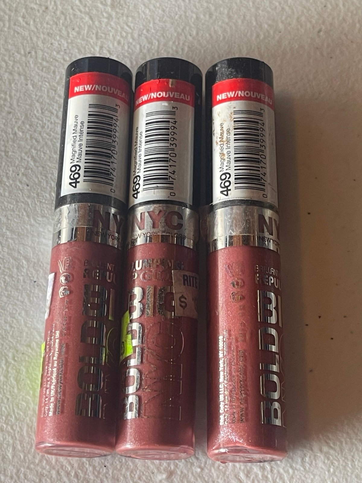 NYC Big Bold Plumping Lip Gloss 469 Magnified Mauve
