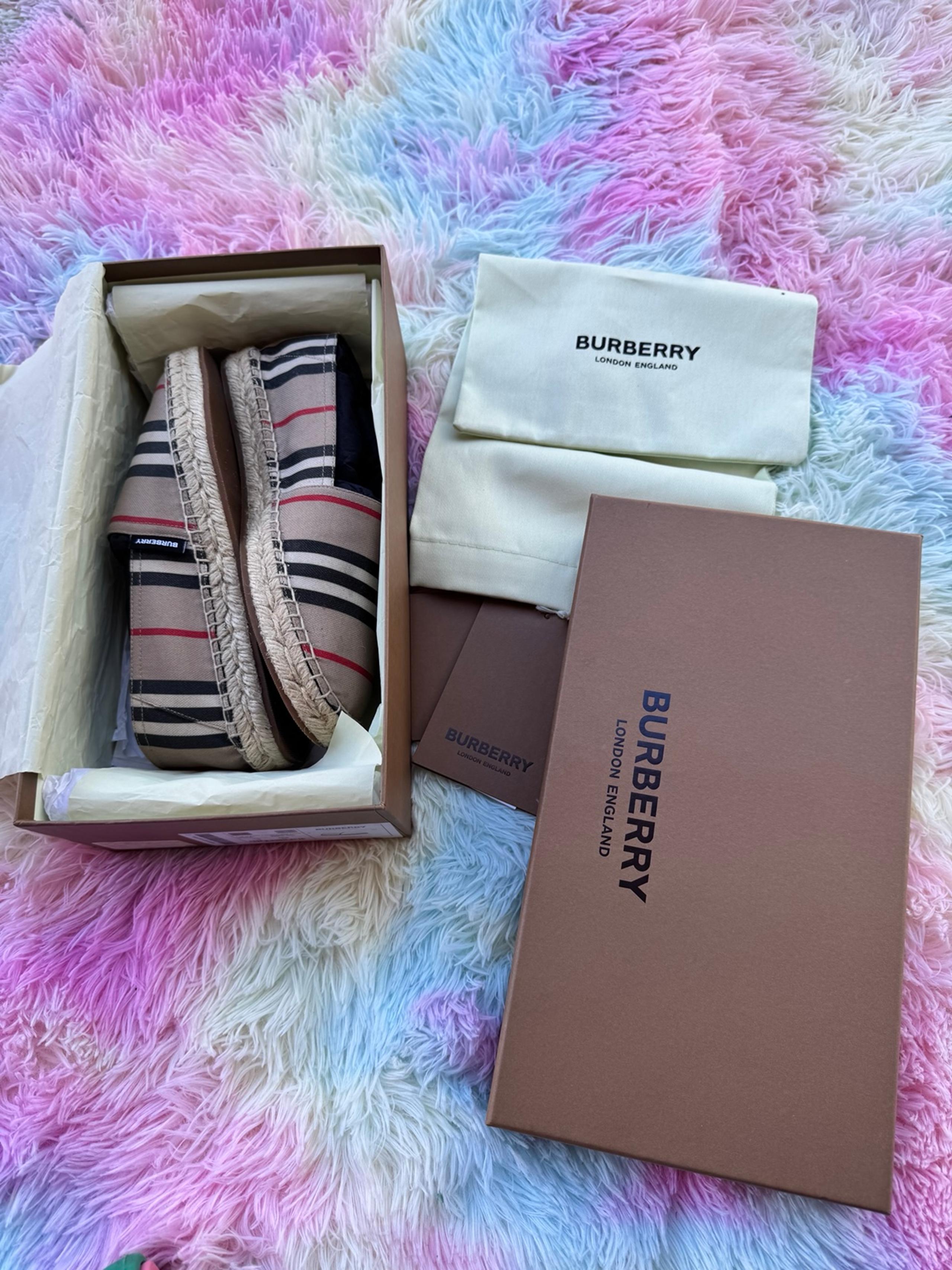 Burberry espadrilles /shoes size 36