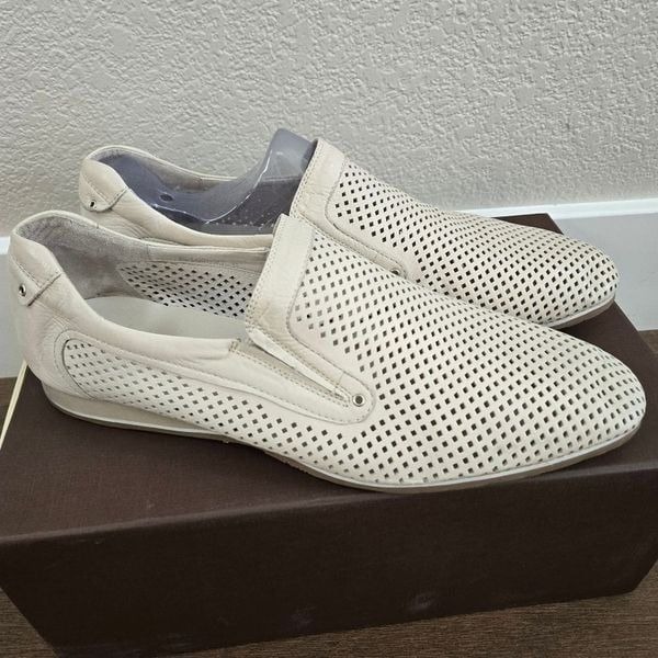 Carlo Pasolini Perforated Leather shoes size 45 13
