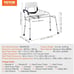 VEVOR Sliding Tub Transfer Bench Height Adjustable Bathtub Transfer Seat 400LB