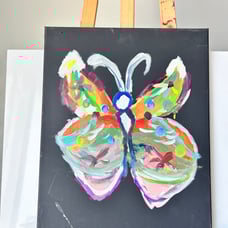 Rainbow butterfly 16x20