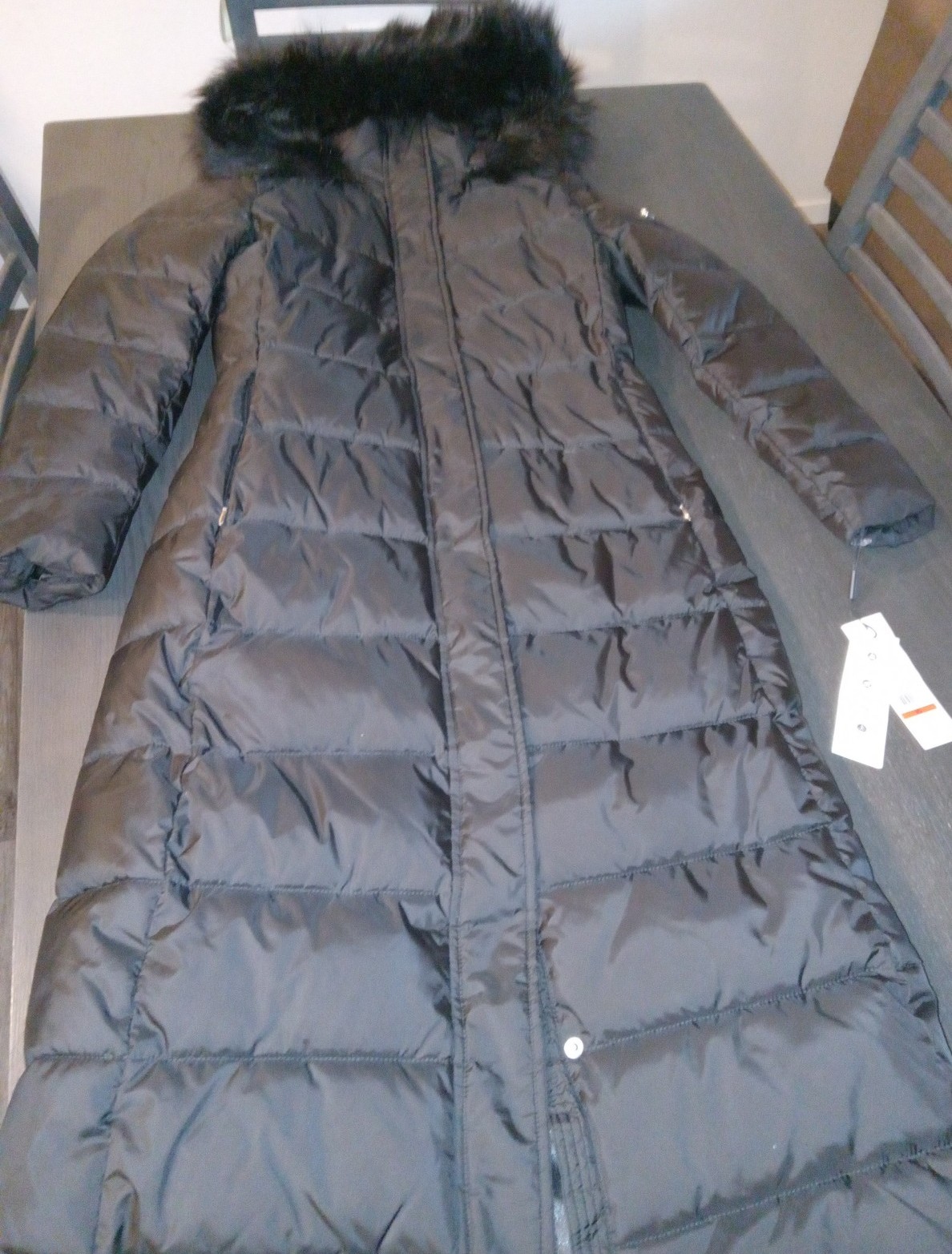 Calvin Klein zipper trench coats