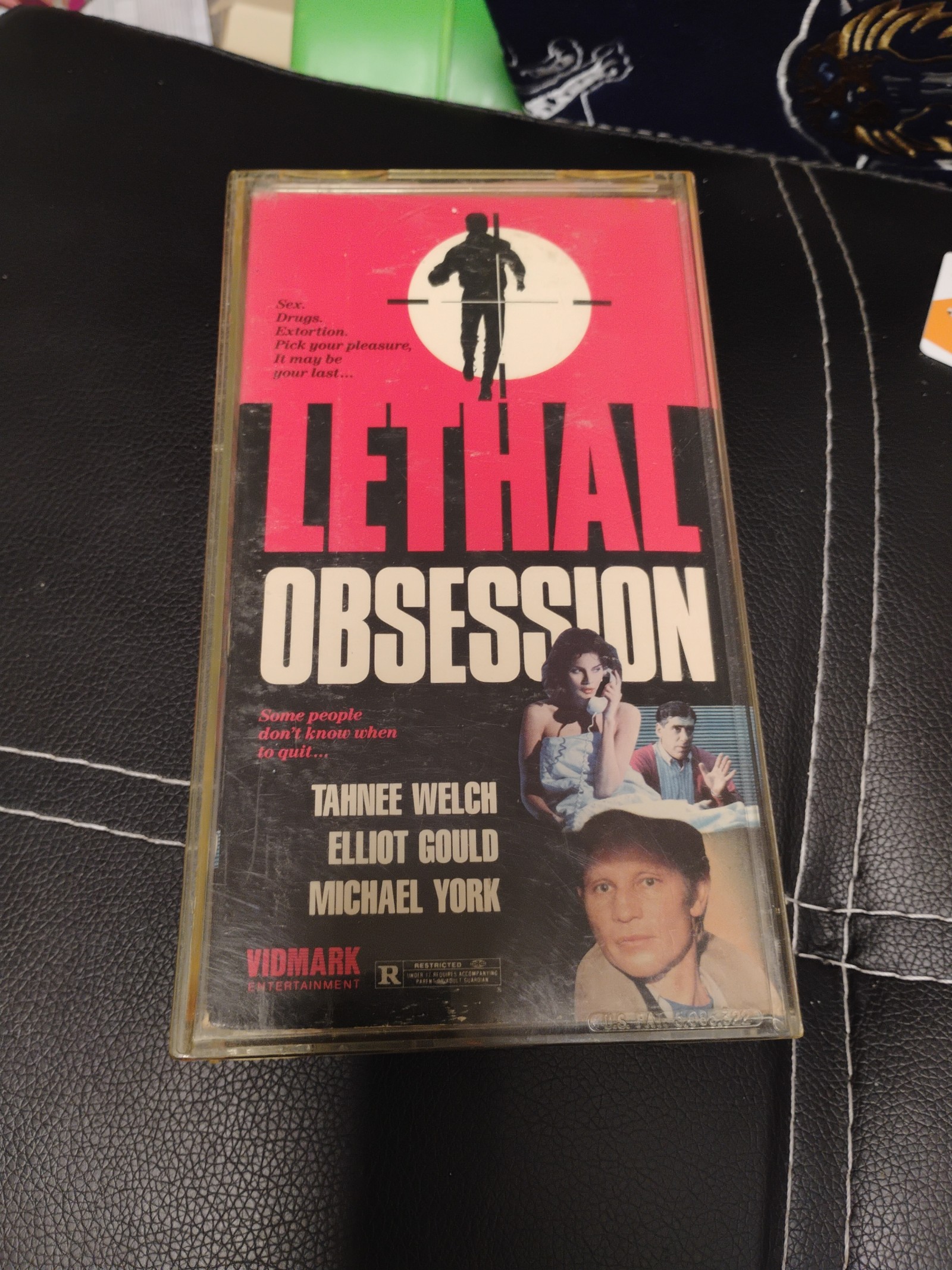 1987 VIDMARK ENTERTAINMENT LETHAL OBSESSION VHS TAPE EXCELLENT CONDITION
