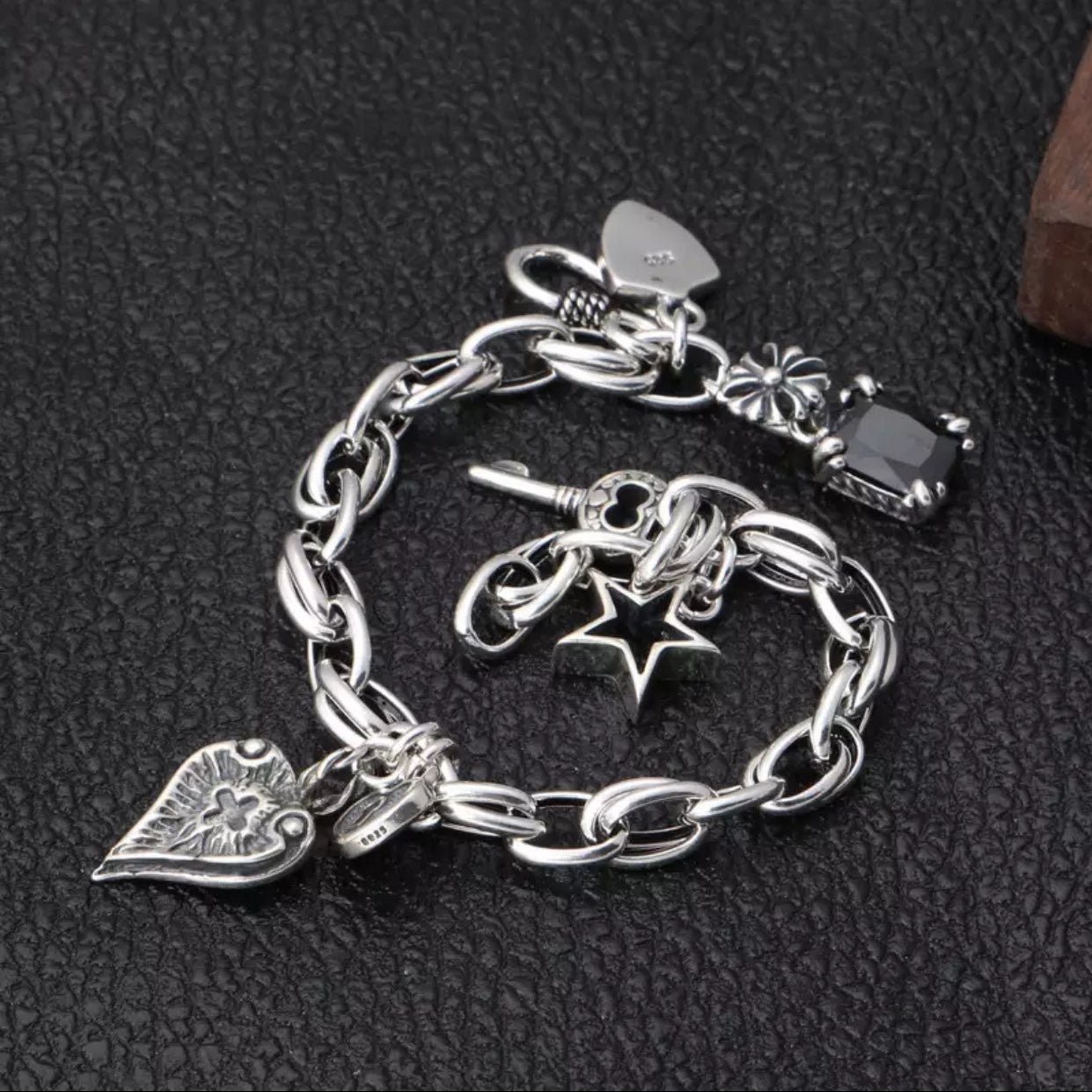 925 Sterling Silver chain bracelet