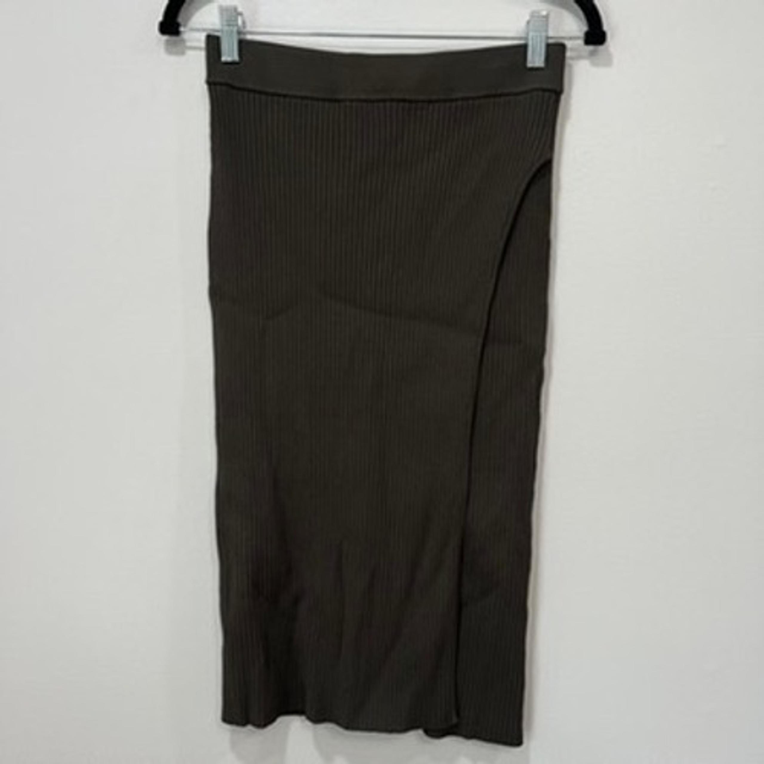 Akris Punto Skirt 4 NWT $695 Teak Stretch Viscose Midi Pencil Modest Designer