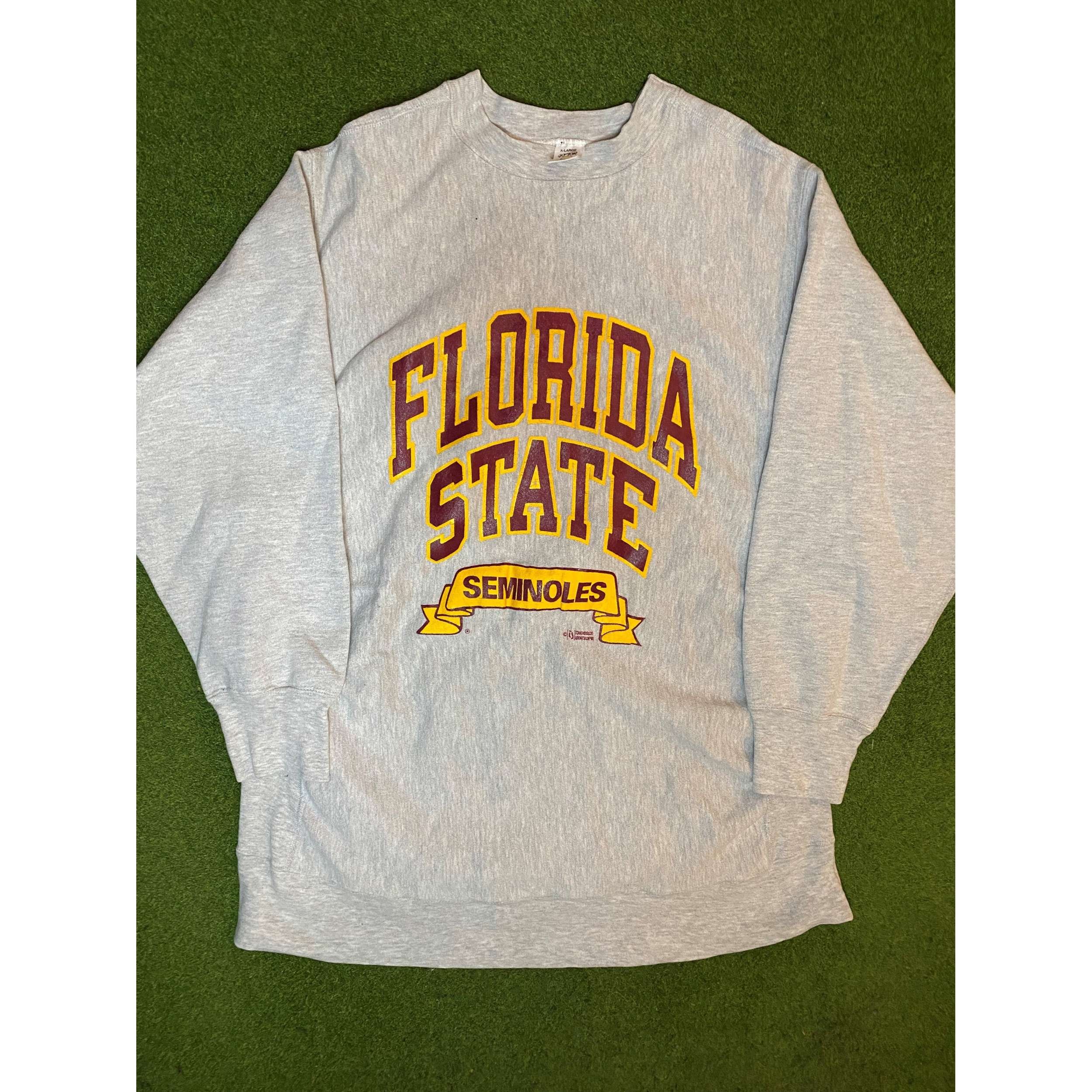 90s Florida State Seminoles - Vintage College Sweatshirt (XL)
