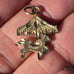 BEAUTIFUL!♡ Vintage 10k Gold Horse & Carousel Pendant/Charm w/ Gold Jump Ring