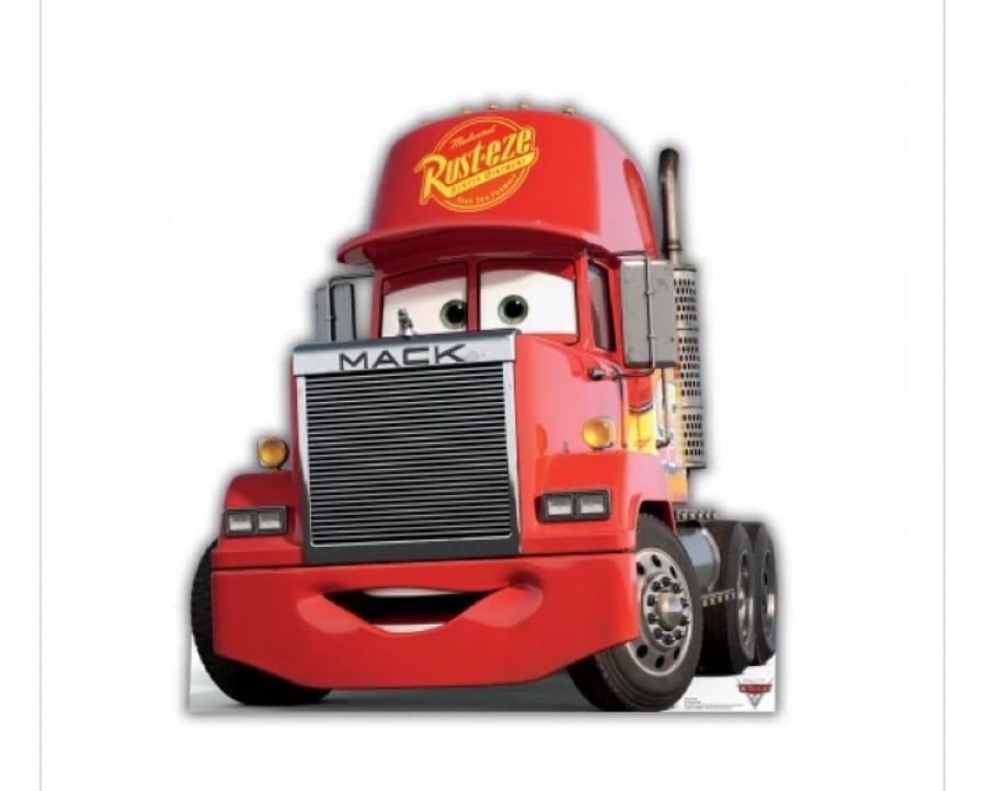 MACK (DISNEY/PIXAR CARS 3) CARDBOARD CUTOUT FREE SHIP