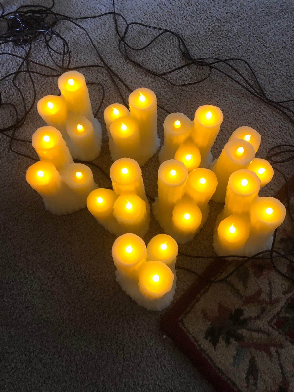 Spirit Halloween 2023 ISE 10 Piece Candle Lights Flicker Bulb Display Exclusive