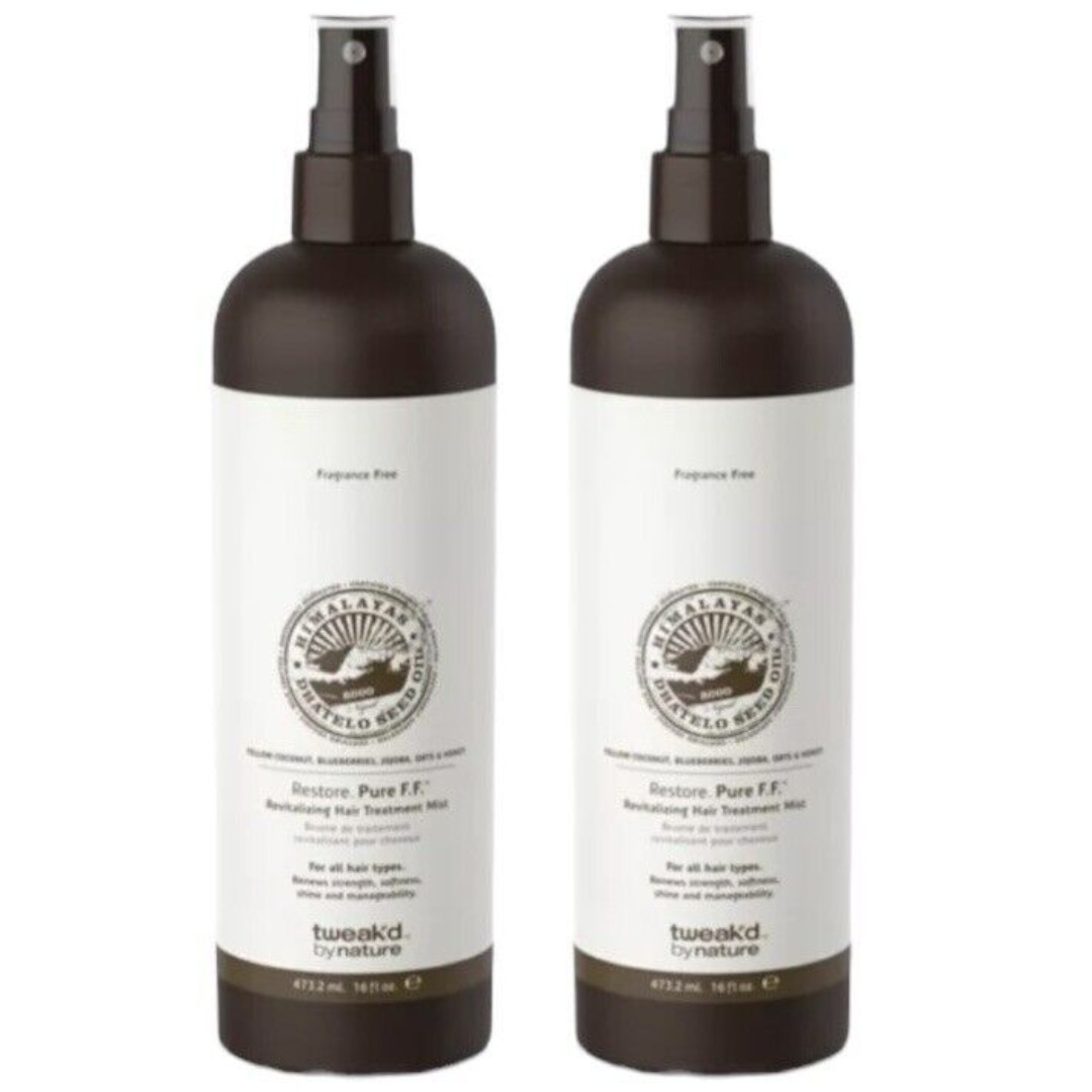 2X - Tweak'd Restore Pure F.F. Fragrance Free Hair Treatment Mist Hair 16 oz