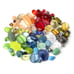 Cousin DIY Mega Tub Acrylic Bead Mix, Red, Green, Blue, Orange, 1200+ Pieces