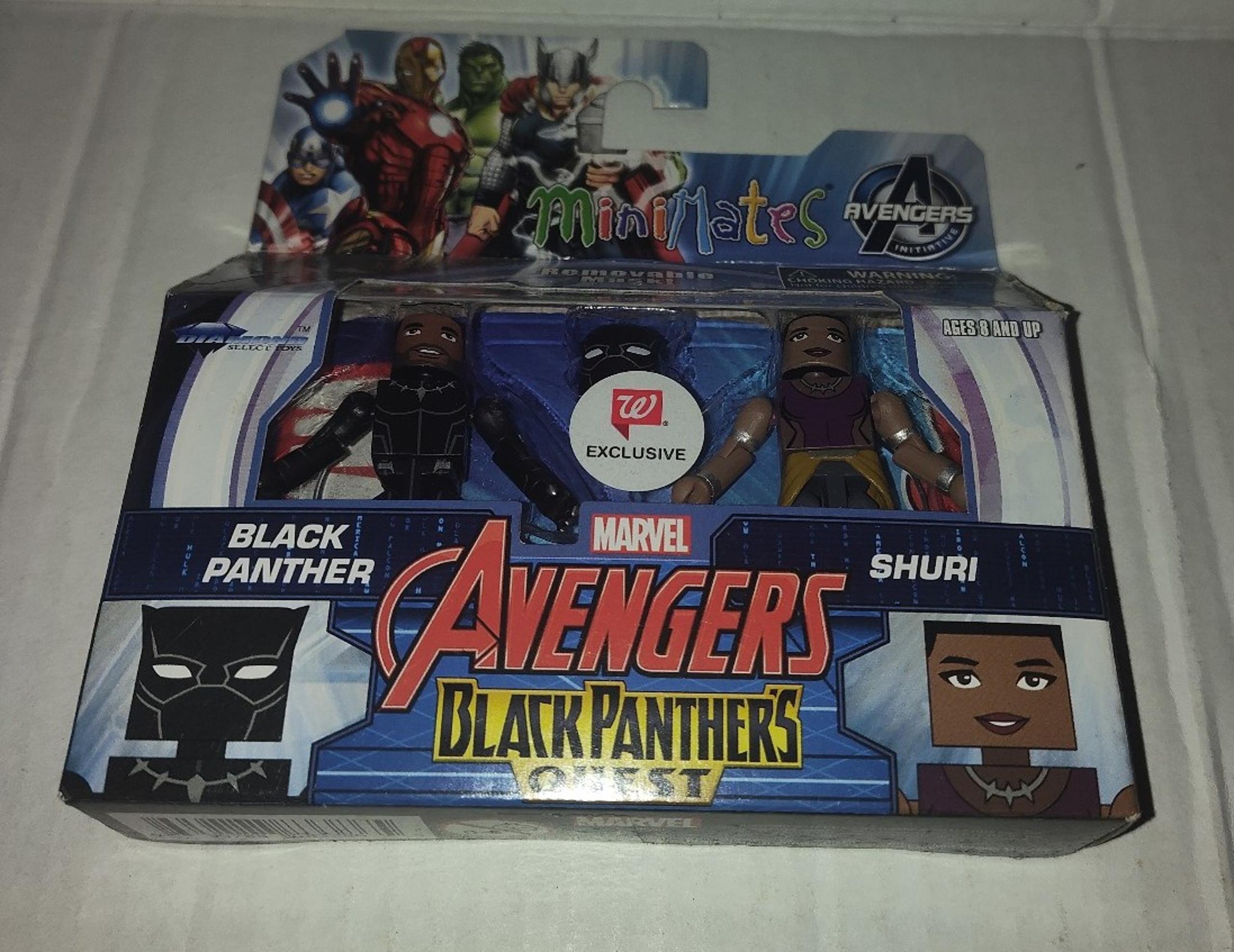 Marvel Diamond Select MiniMates Avengers Black Panther & Shuri