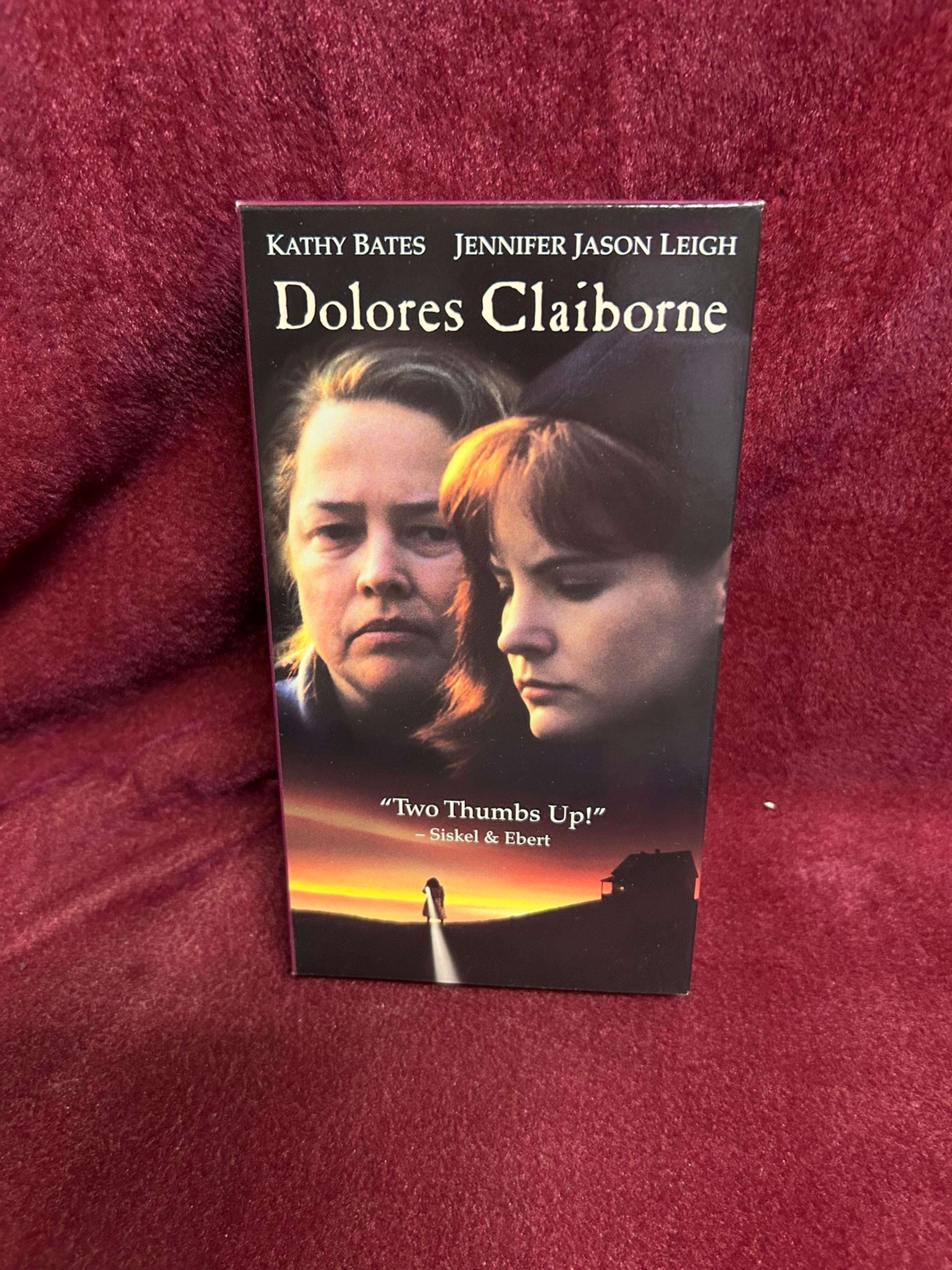 Dolores Claiborne VHS Movie 1995 Vintage Thriller Crime Stephen King Story Good