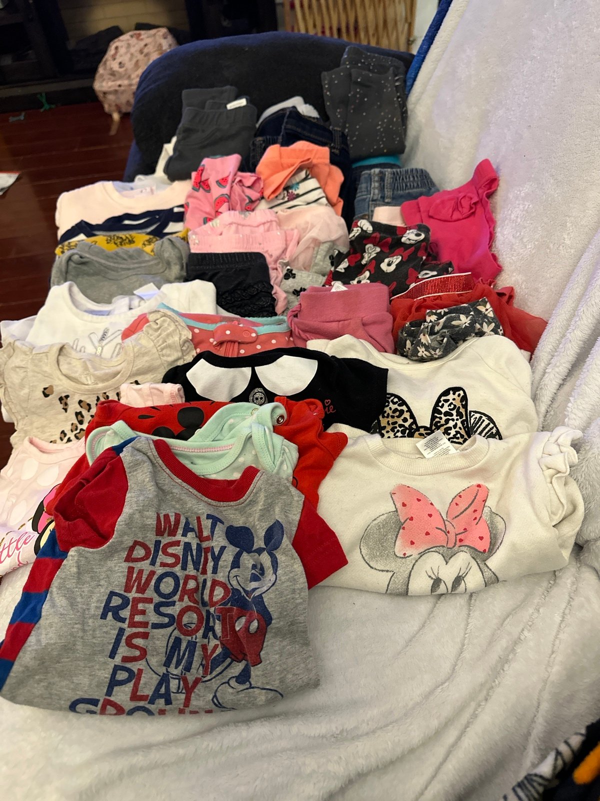 Baby clothes large bundle 12 months disney/generic