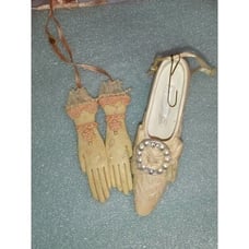 Victorian Christmas Hands & Shoes Ornaments