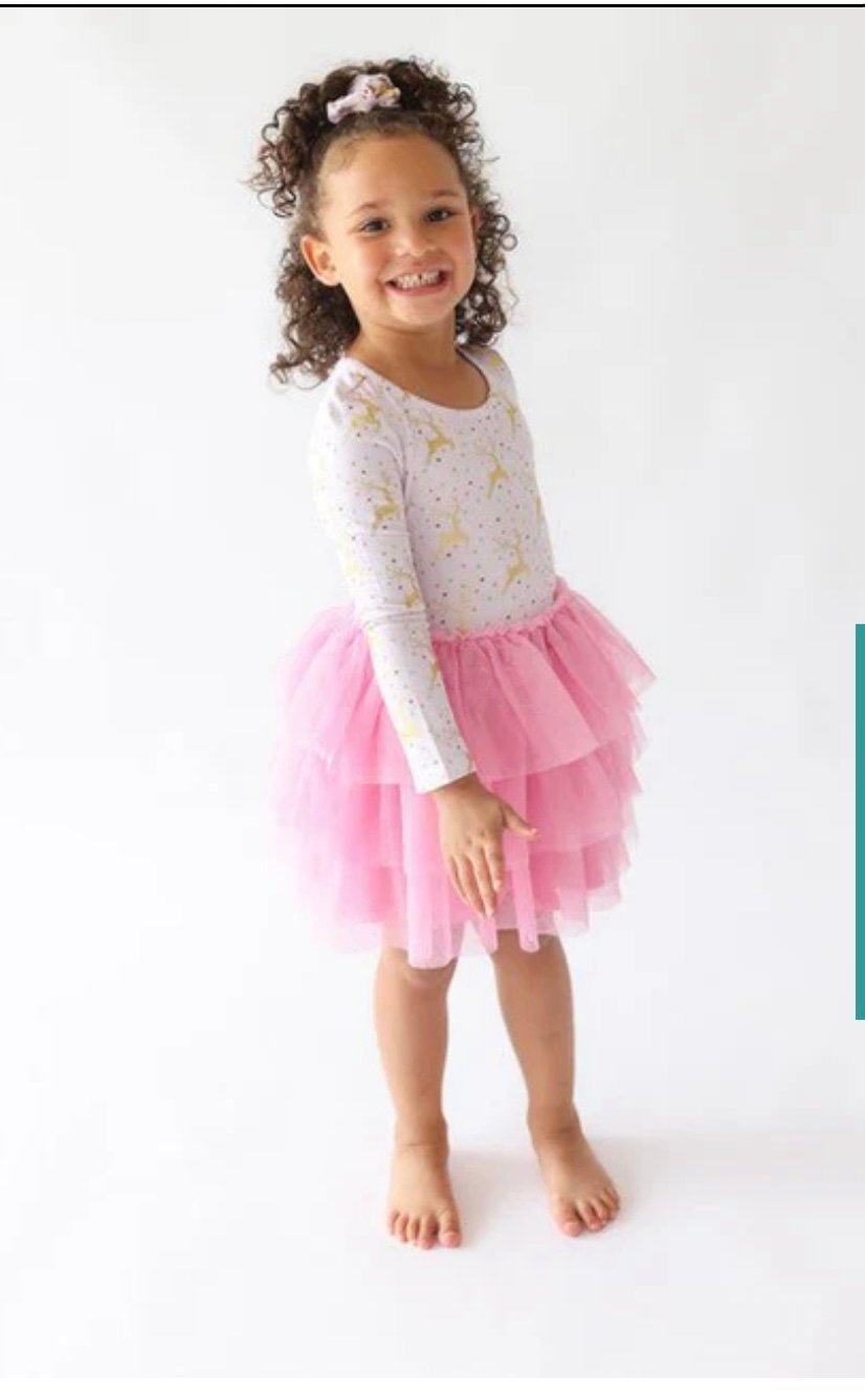 Posh Peanut Ryleigh Long Sleeve Tulle Dress - 5/6
