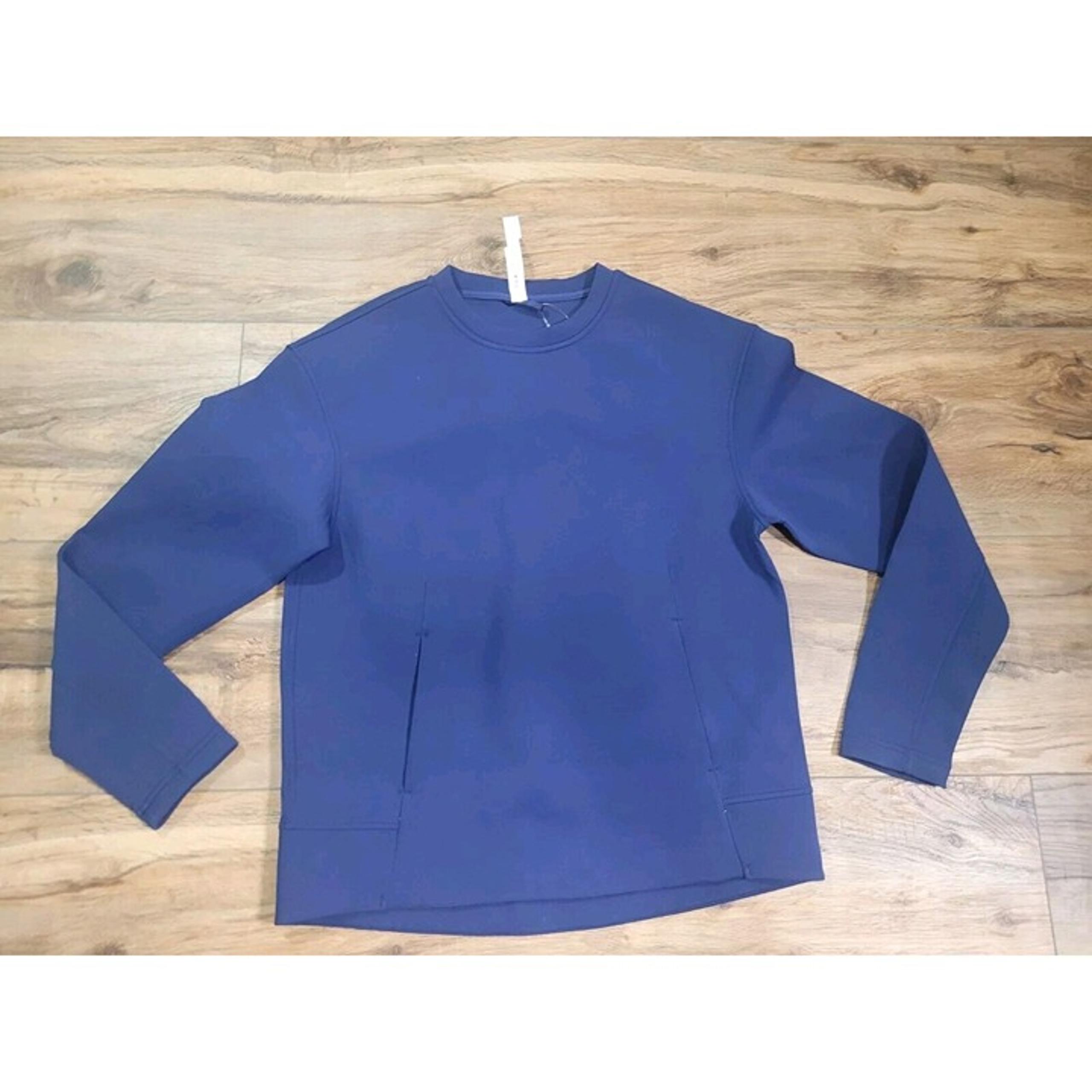 Lululemon Embrace the Space Crew Sweatshirt Blue Size 4 Women's Pockets