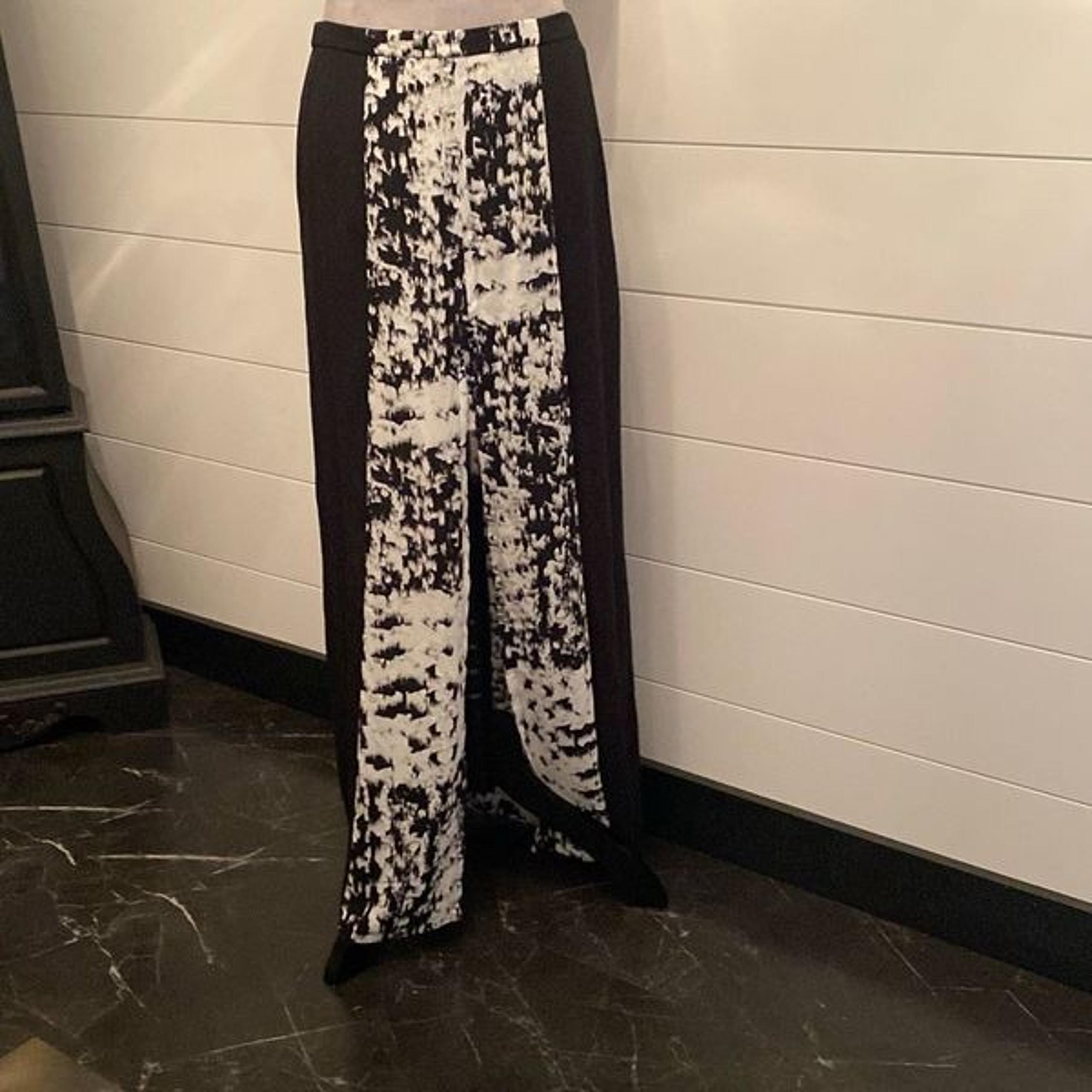 Bcbgmaxazria Womens Small Jane Maxi Skirt High Front Slit Pockets
