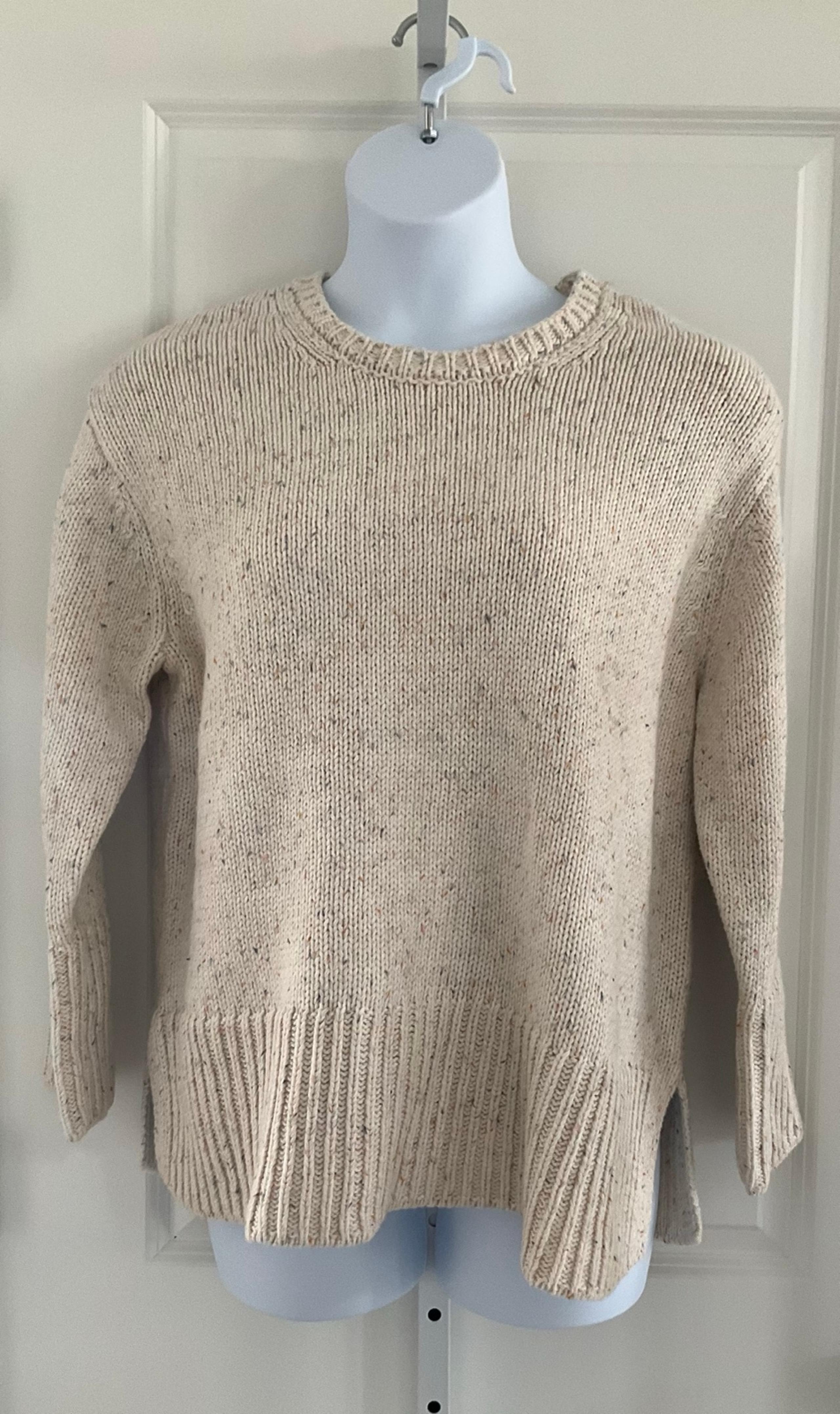 Workshop Republic Clothing Confetti Dotted Knitted Crew Neck Sweater.
Size 1X.