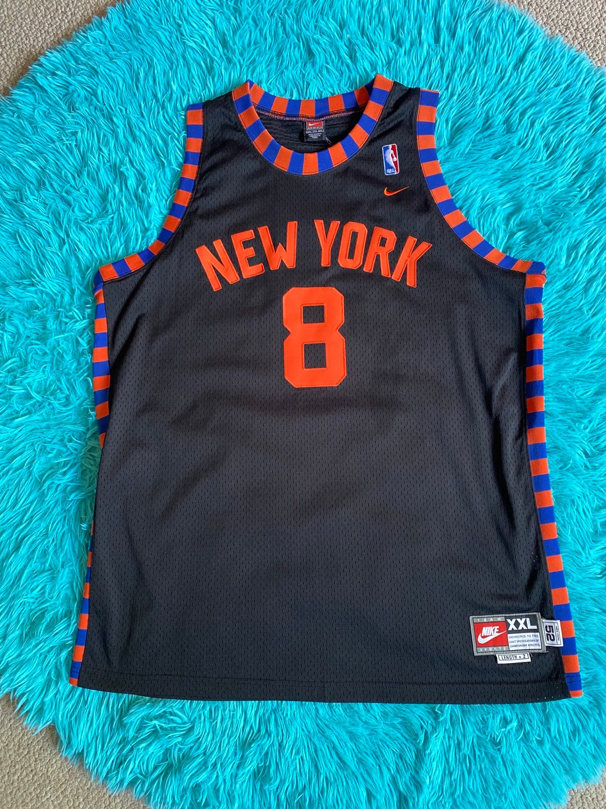 Vintage nike nba new york knicks latrell sprewell stitched jersey