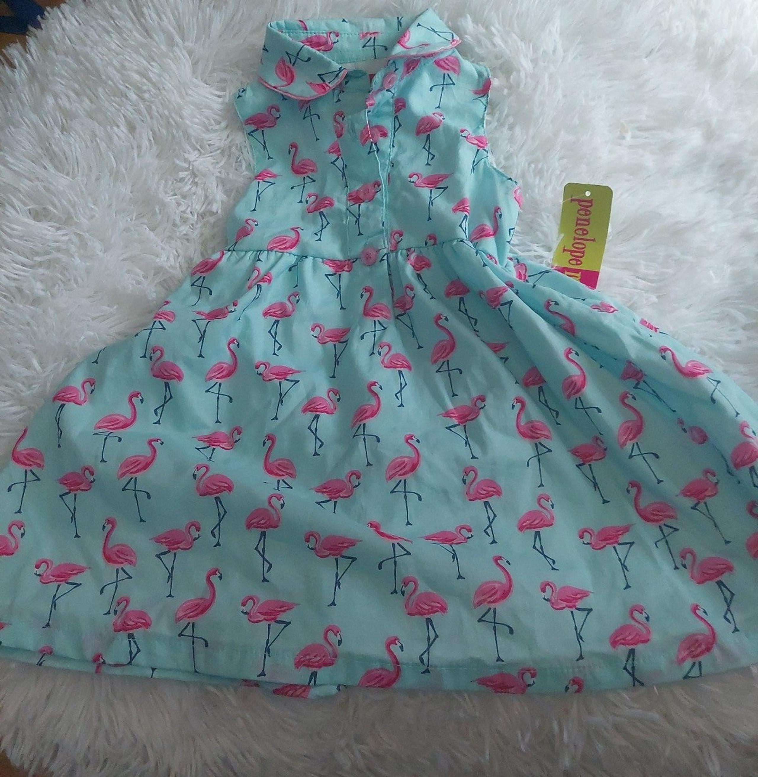 FLAMINGO  dress NWT 12m