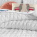 WHIM BY MARTHA STEWART COLLECTION Seersucker 3-Pc. 99% Cotton Queen Comforter Se