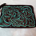 Patricia Nash Cassini Tooled Floral Leather Wristlet