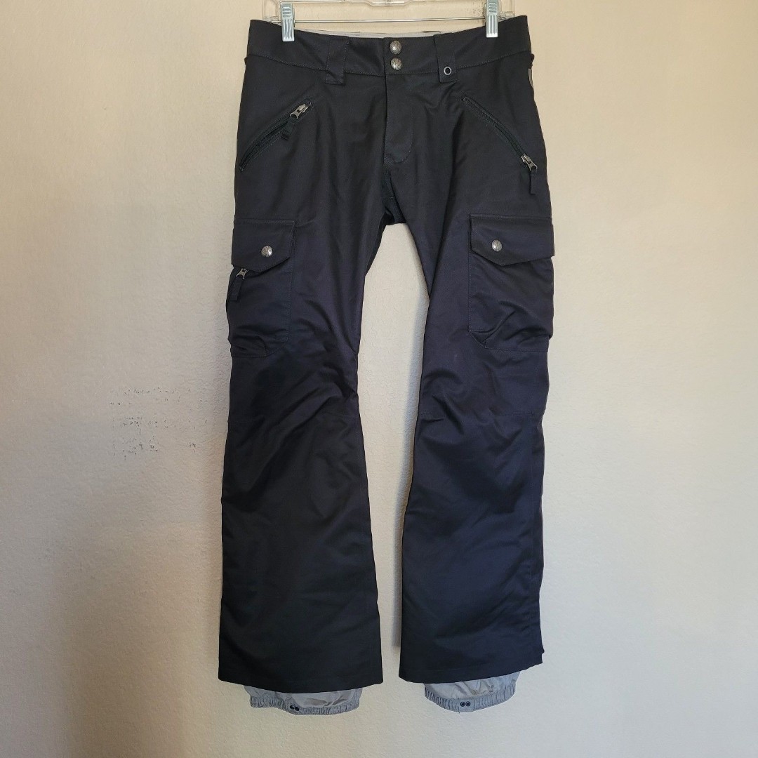 Burton Dryride Snowboard Pants Size Xsmall Flare Ski Cargo Lined Vented Outdoors