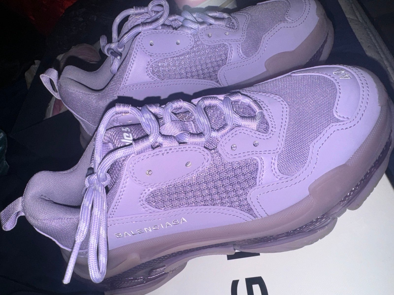 Purple Balenciaga
